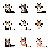 YCH Pixel Cats - Set 11