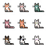 YCH Pixel Cats - Set 12