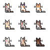 YCH Pixel Cats - Set 13