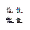 YCH Pixel Cats - Set 14