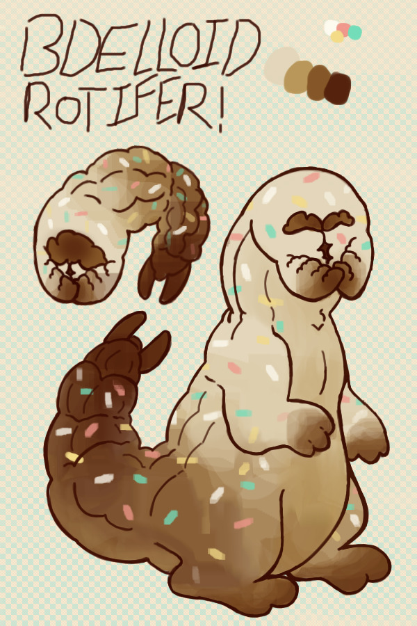Birthdaycake cookie dough Bdelloid Rotifer Adopt! Closed!!