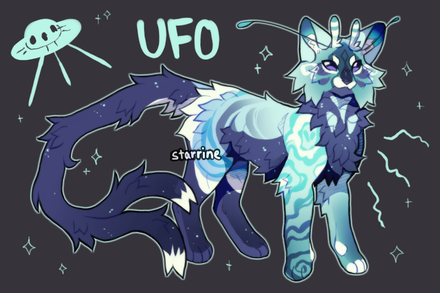 alien cat ufo closed