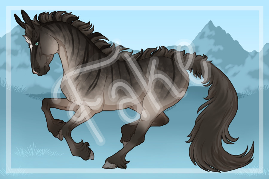 Sooty Grullo with Faded Regular Quip