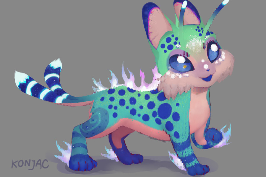 alien store cat (oekaki)