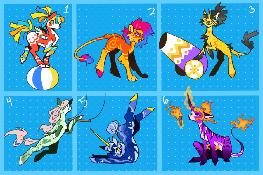 circus ponies (closed)