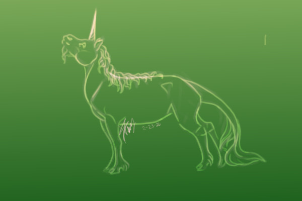 Lil medieval unicorn