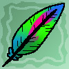 Feather color-in