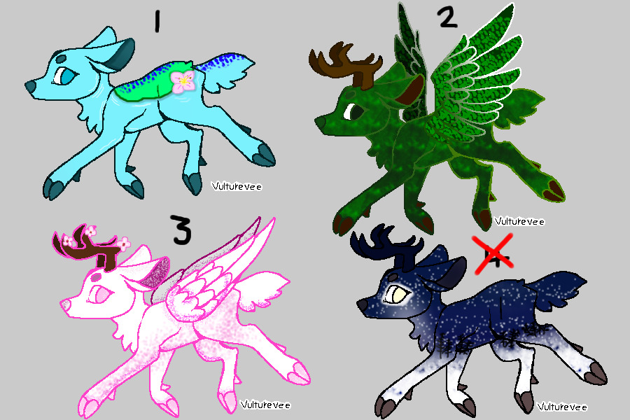 3/4 Deer adopts