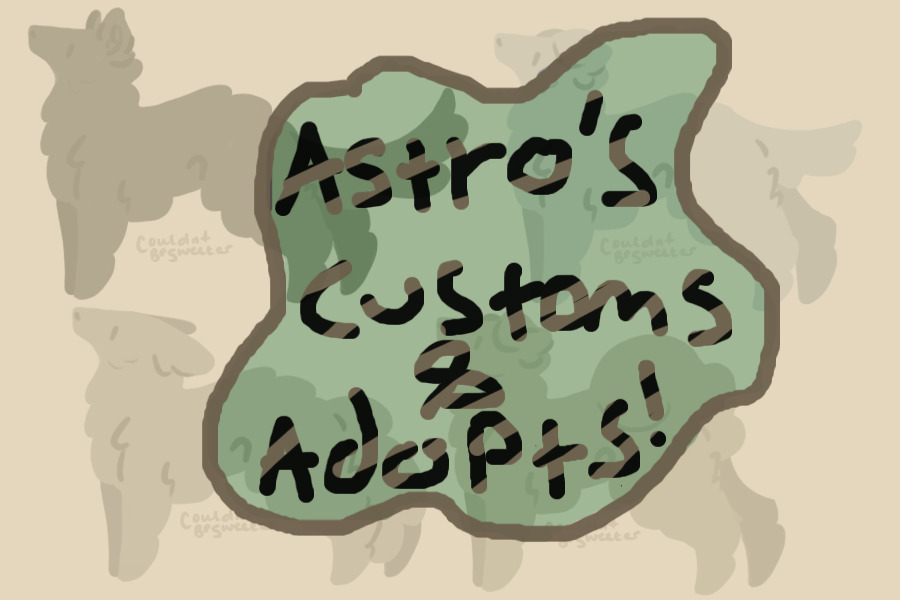 Astrothealter’s art shop!!
