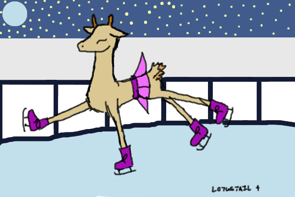 Skating under the stars