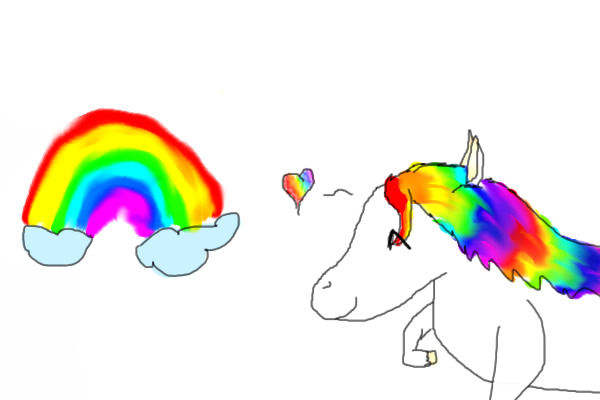 Rainbow Horse