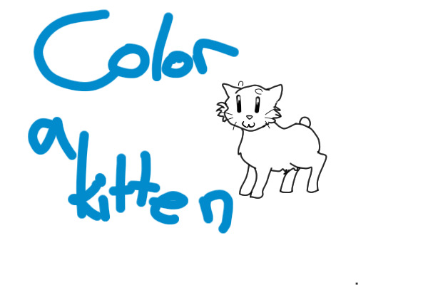Color in a kitty ^^