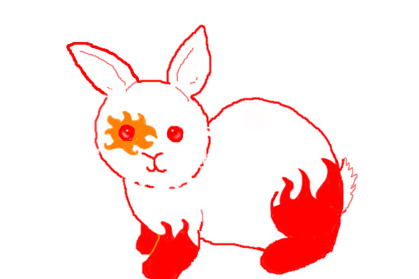 fire bunny