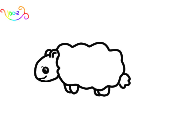 Color-your-own-sheep editable