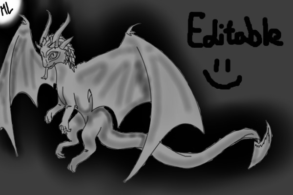 editable dragon