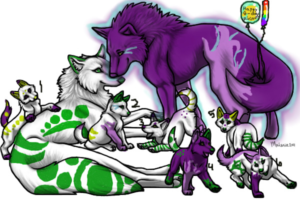 Wolf Family 1