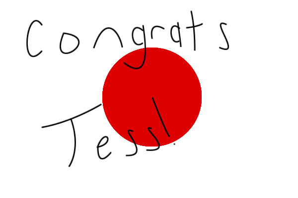 Congrats Tess!