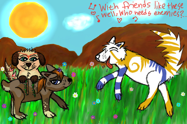 CitrusBlue,Marroka and Angela.^^