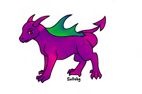Neon-ish Dragon