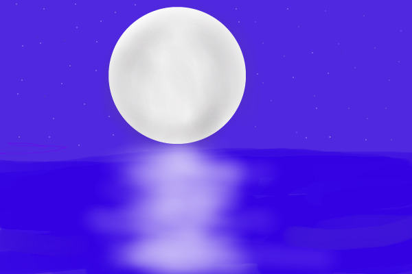 Moon At Sea