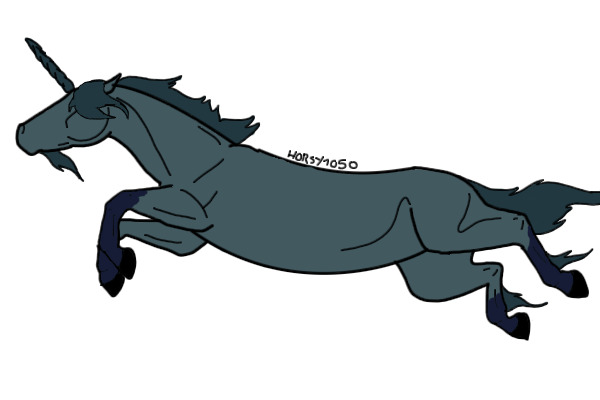 Jumping Unicorn