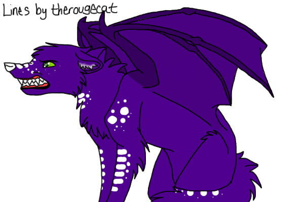 Purple Dragon Dog