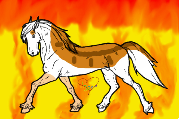 A Sunback Horse
