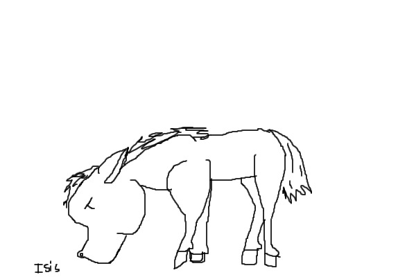 Horse editable.