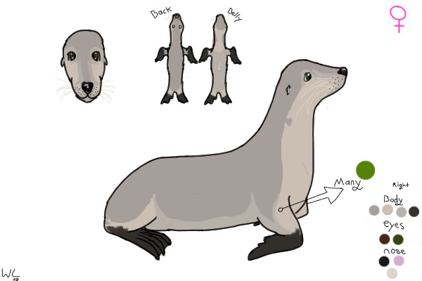 Fursona Reference WIP ^-^