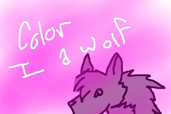 color in a wolf