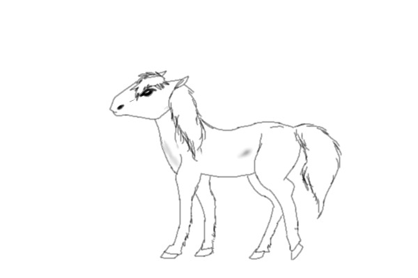 First ever sketch on a pony