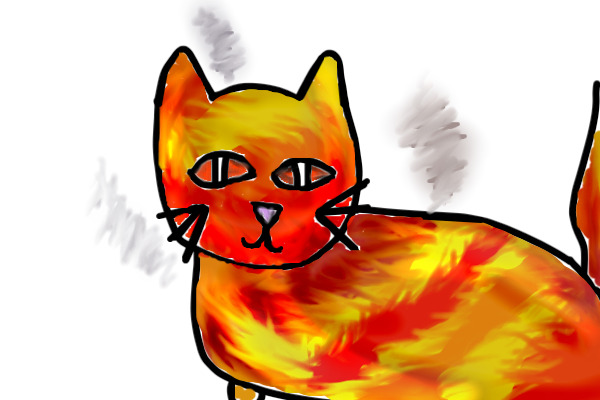 Fire kitty