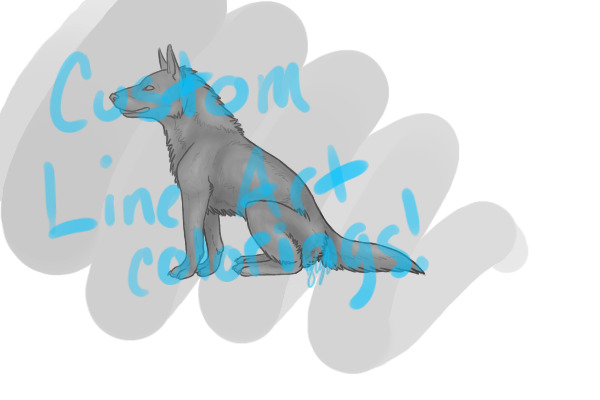 Custom Line Art Colorings! - CLOSED