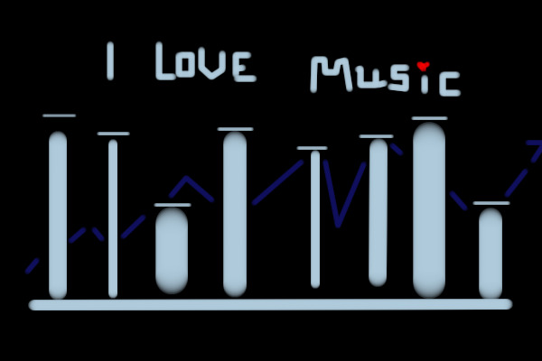 I love music♪