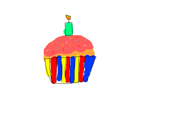 Baddly Drawn Cupcake