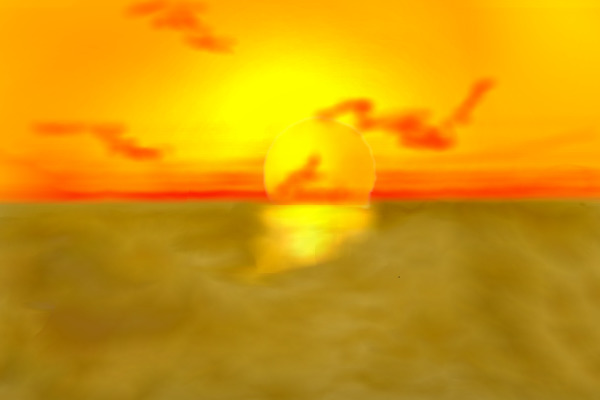 First sunset attempt~