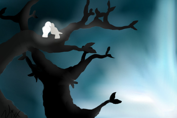 lovers in the trees