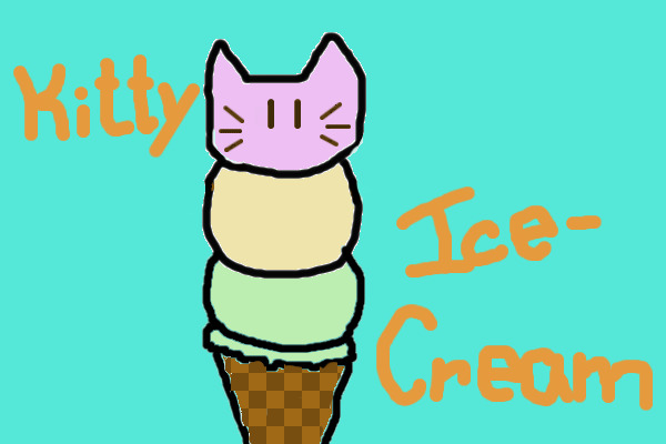 kitty ice cream :)