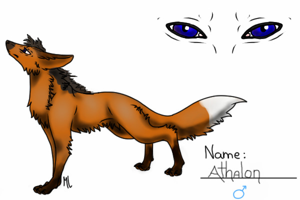My fox character Athalon <3