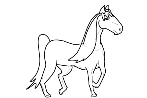 horse lineart DONE