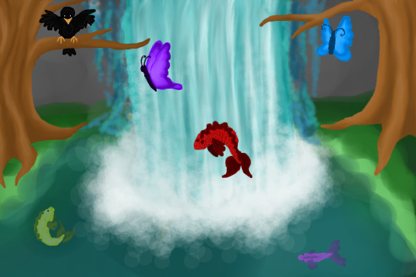 waterfall contest entry.