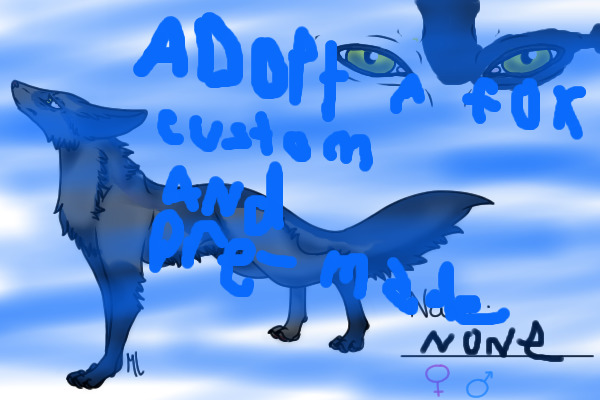 adopt a custom fox!