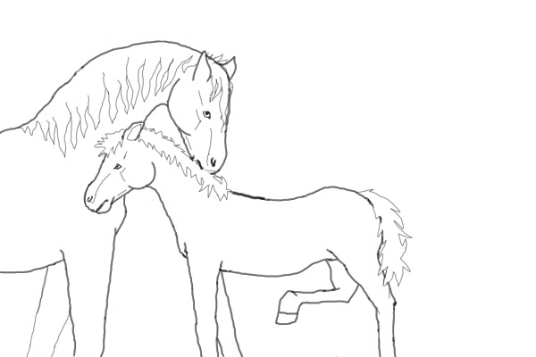 Mother and Foal