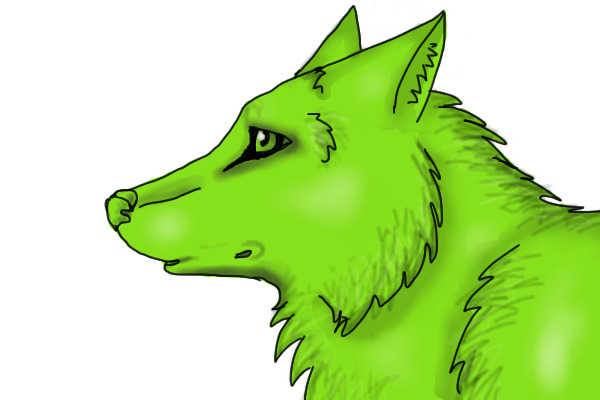 Wolf Head Editable