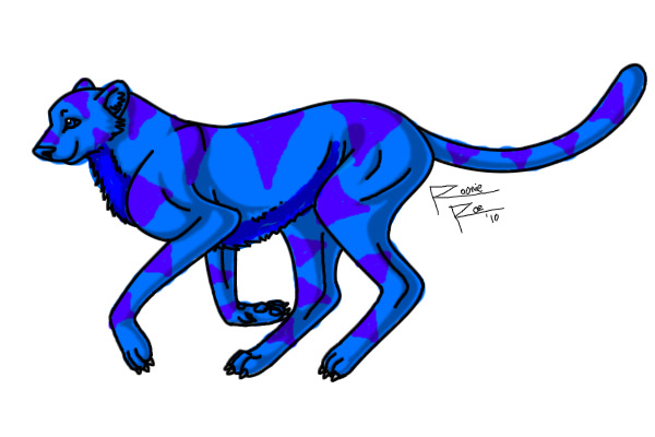 Blue Striped Cat