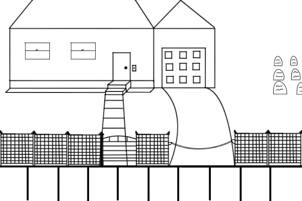 A house (lines)