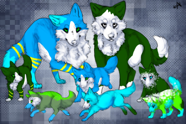Random Wolf Family