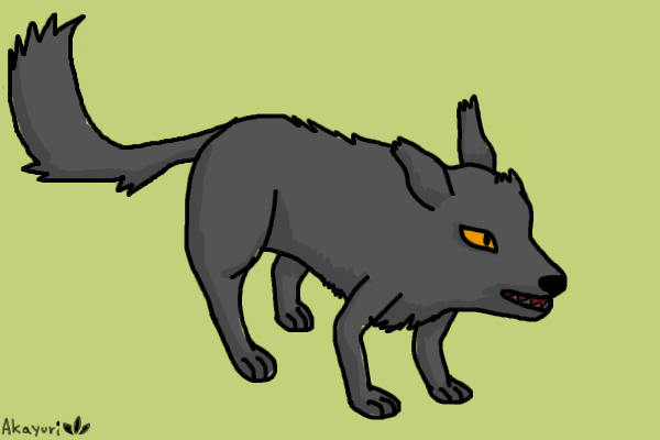 Color in an Adventure Time Style Wolf!
