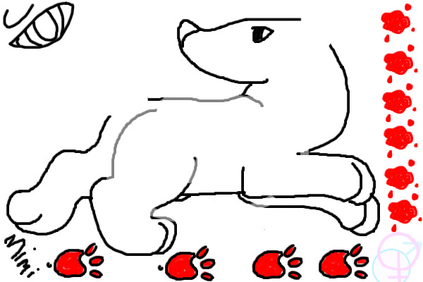 Chibi dog ref sheet.