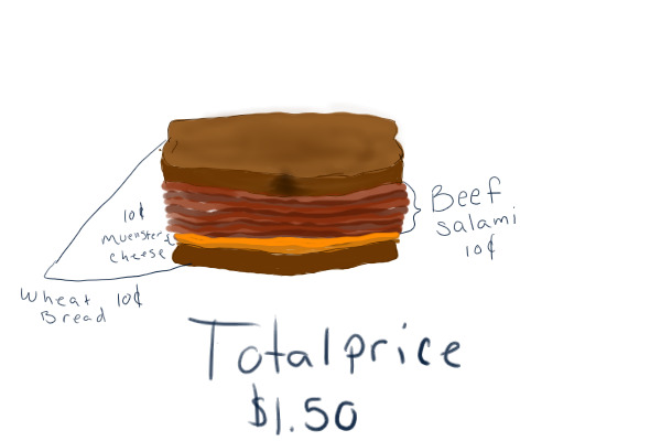 sandwich...